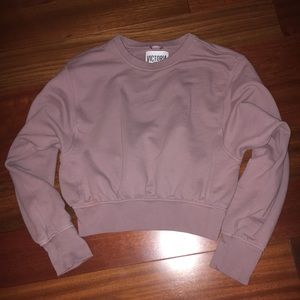 Victoria Sport Mauve Cropped Sweatshirt 💜